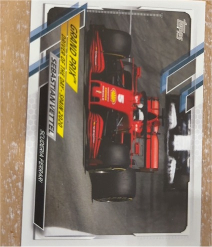 2021 Topps Formula 1 #165 Sebastian Vettel Scuderia Ferrari — front