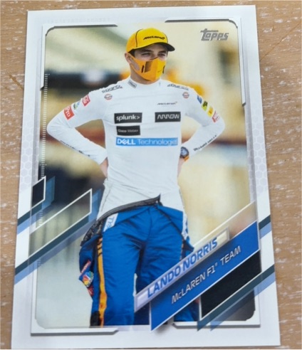 2021 Topps Formula 1 #52 Lando Norris McLaren F1 Team — front