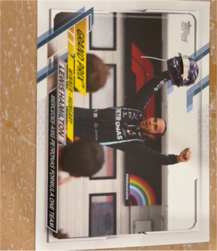 2021 Topps Formula 1 #140 Lewis Hamilton Mercedes-AMG Petronas — front