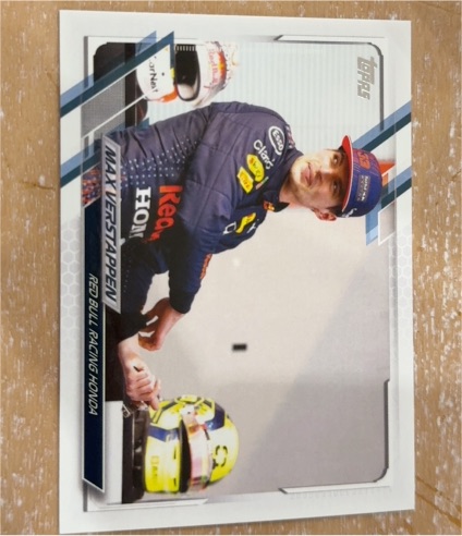 2021 Topps Formula 1 #55 Max Verstappen Red Bull Racing Honda — front