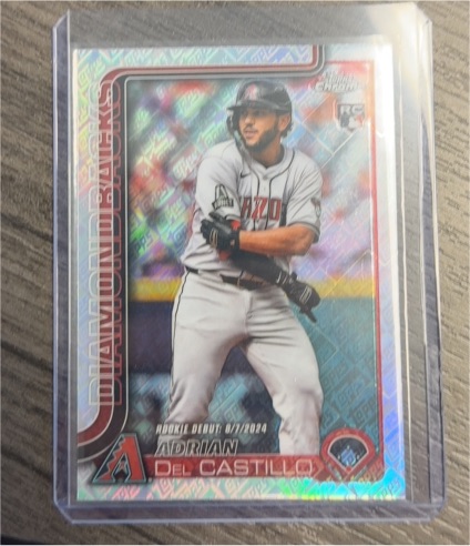 2025 Topps Update #US267 Adrian Del Castillo Diamante Foil — front