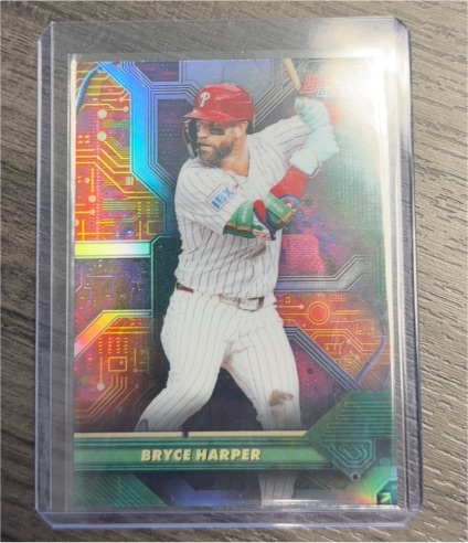 2025 Bowman's Best #C-2 Bryce Harper Circuitry Mini Diamond Refractor — front