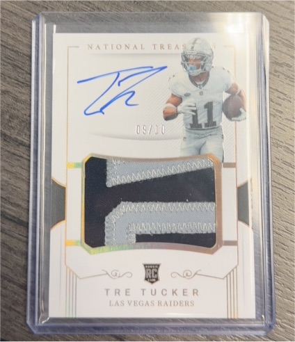 2023 Panini National Treasures #32 Tre Tucker — front