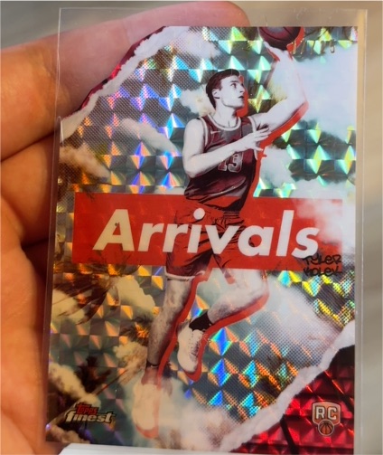2024-25 Topps Finest #A-27 Tyler Kolek Arrivals — front