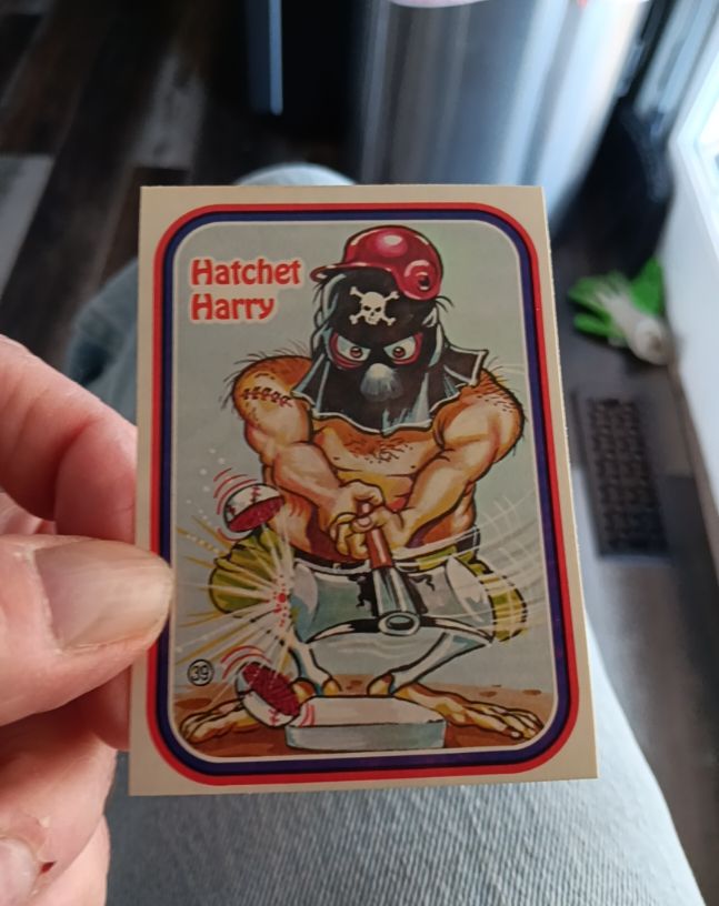 1988 Donruss Awesome All-Stars #39 Hatchet Harry — front