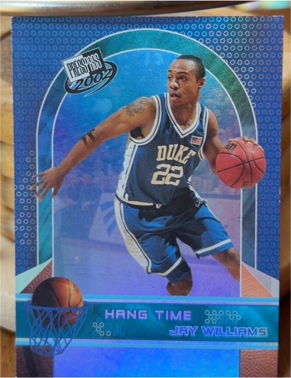 2002 Press Pass Hang Time #HT8 Jay Williams — front
