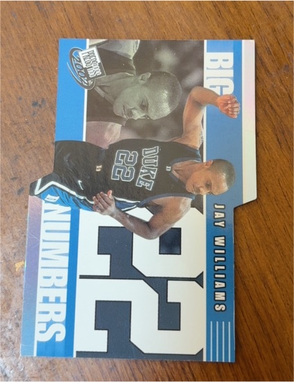 2002 Press Pass Big Numbers #BN1 Jay Williams — front