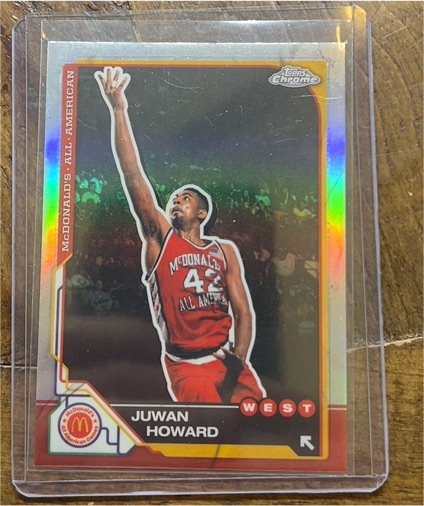 2025 Topps Chrome McDonald's All-American #83 Juwan Howard — front