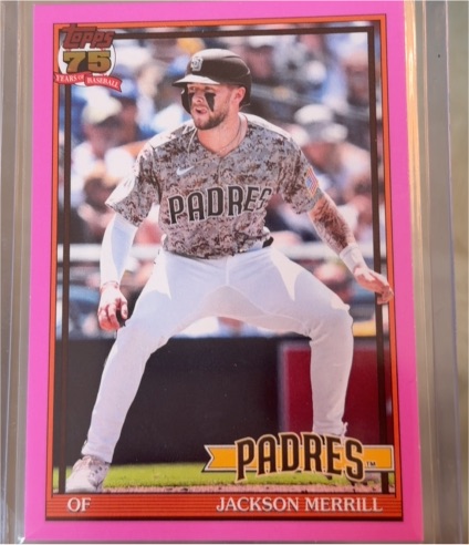 2026 Topps Series 1 #T91-78 Jackson Merrill — front