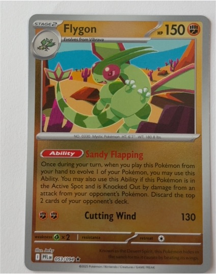 2025 Pokémon PFL 053 Flygon — front