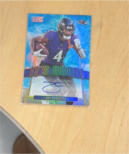 2025 Panini Score It's Good! #IGG-ZFS Zay Flowers — front