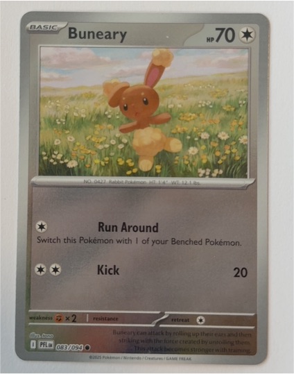 2025 Pokémon ME02: Phantasmal Flames #083 Buneary — front