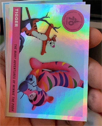 2025 Topps Disneyland 70th Anniversary #T55-18 Tigger — front
