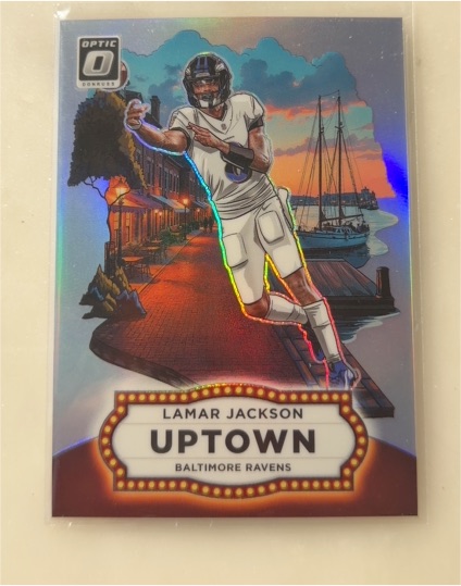 2025 Panini Donruss Optic #13 Lamar Jackson Uptown — front