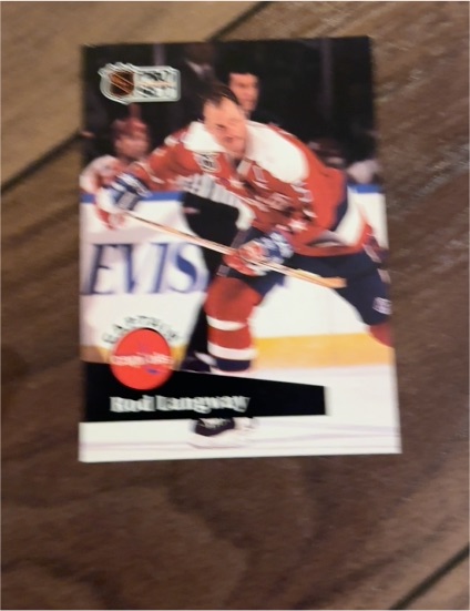 1991-92 Pro Set Platinum #245 Rod Langway — front