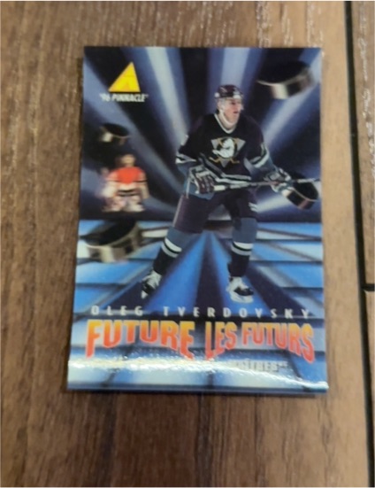 1995-96 Pinnacle McDonald's #McD-35 Oleg Tverdovsky Mighty Ducks of Anaheim — front