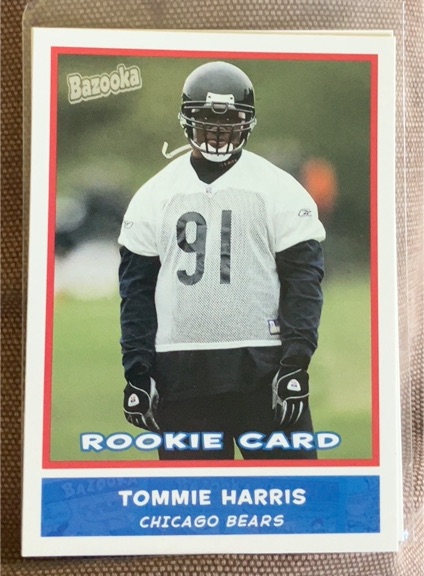 2004 Topps Bazooka #206 Tommie Harris Rookie Card — front