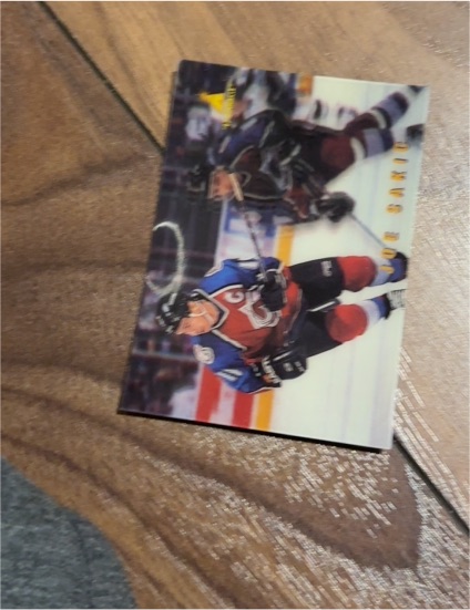 1994-95 Pinnacle Rink Collection Promo Card Joe Juneau #7 — front