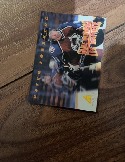1995-96 Pinnacle McDonald's Game Winners #MCD 7 Peter Forsberg — front