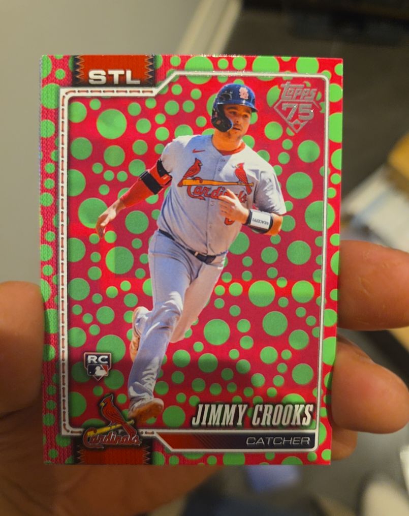 2026 Topps Series 1 #73 Jimmy Crooks — front