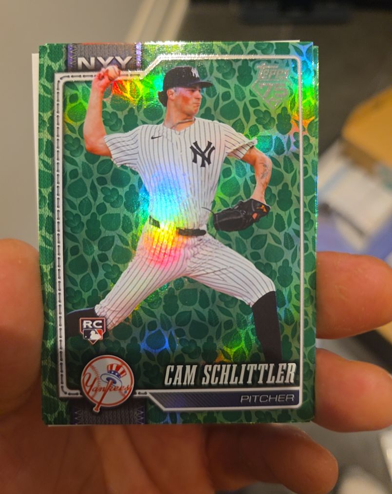 2026 Topps Series 1 #111 Cam Schlittler — front