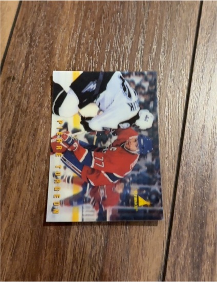 1996-97 Pinnacle McDonald's 3D Ice Breakers #19 Pierre Turgeon — front