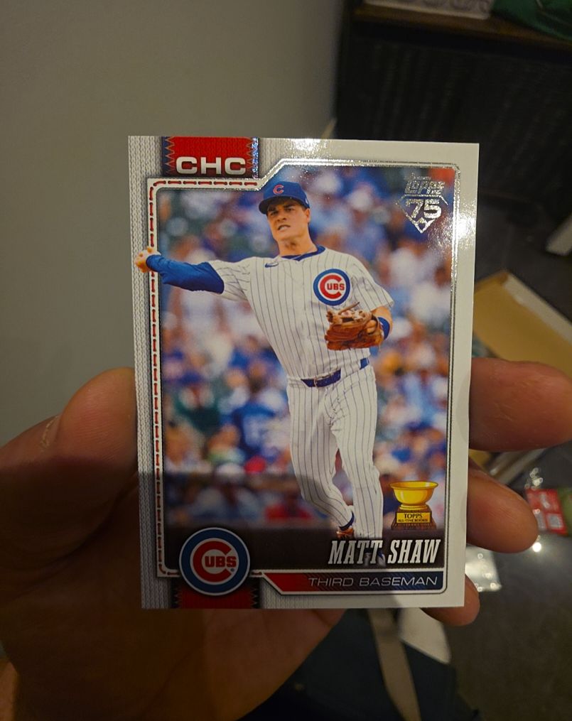 2026 Topps Series 1 #27 Matt Shaw — front