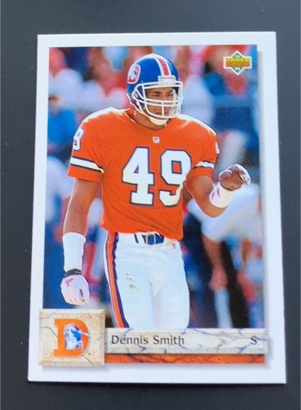 1992 Upper Deck #604 Dennis Smith — front