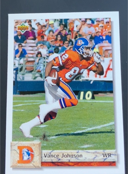 1992 Upper Deck #258 Vance Johnson — front