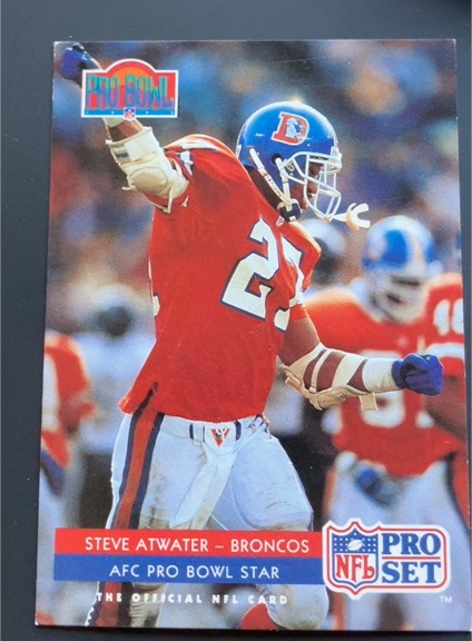 1992 Pro Set #375 Steve Atwater — front