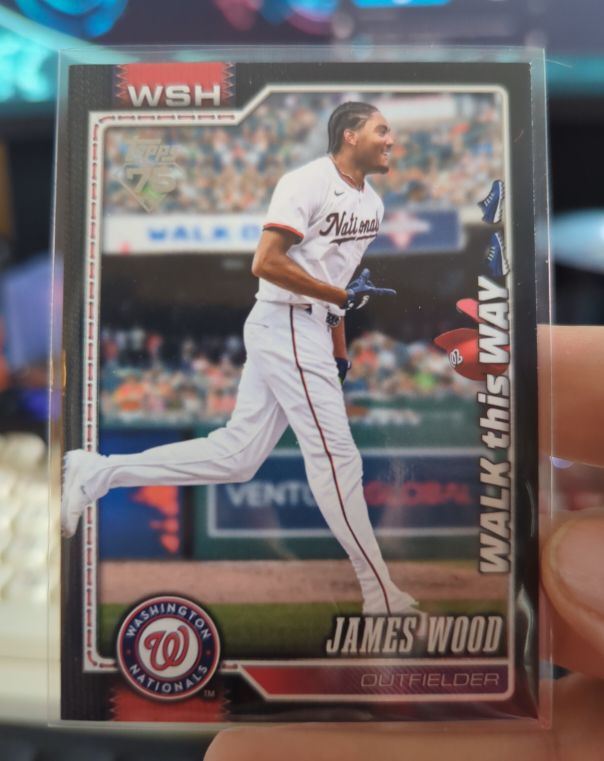 2026 Topps Series 1 #349 James Wood — front