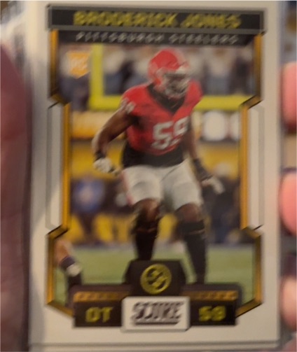 2023 Score #394 Broderick Jones — front