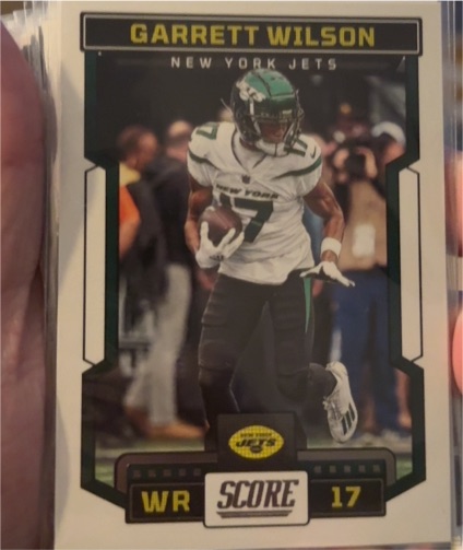 2023 Panini Score #291 Garrett Wilson New York Jets — front
