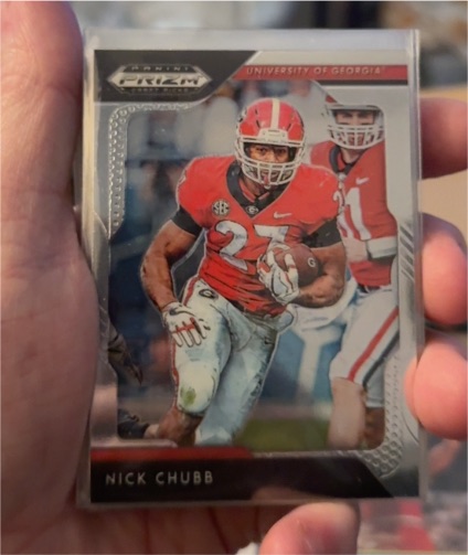 2019 Panini Prizm Draft Picks #69 Nick Chubb — front