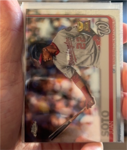 2019 Topps Chrome #155 Juan Soto — front
