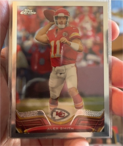 2013 Topps Chrome #22 Alex Smith — front