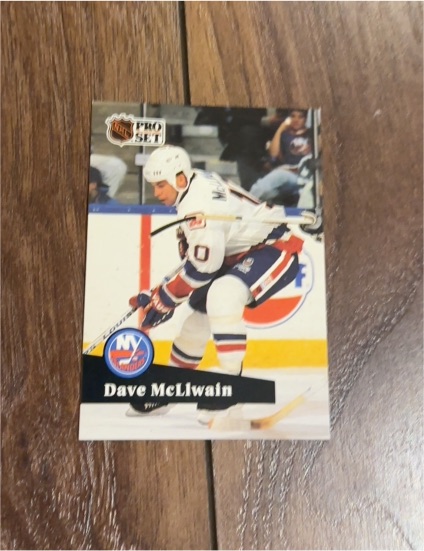 1991 Pro Set #434 Dave McLlwain — front