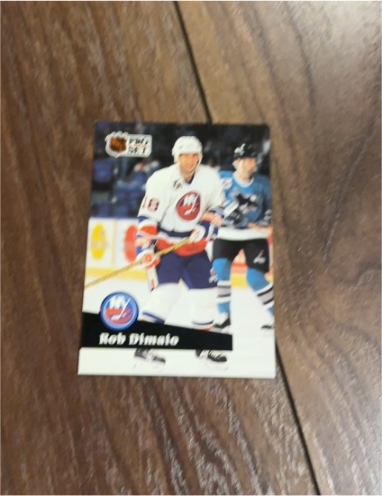 1991-92 Pro Set #430 Rob DiMaio New York Islanders — front