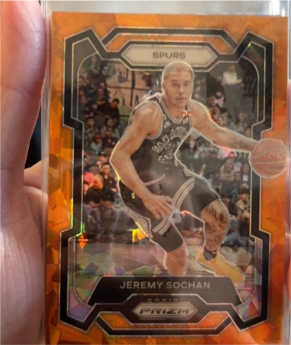 2023-24 Panini Prizm #122 Jeremy Sochan — front