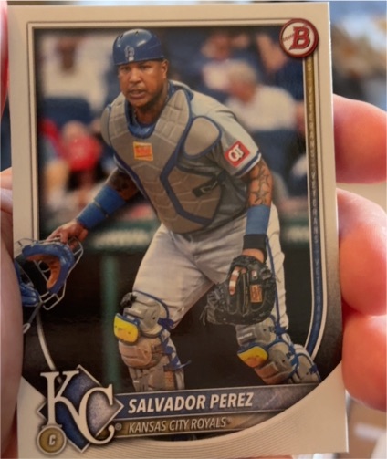 2025 Bowman #34 Salvador Perez — front