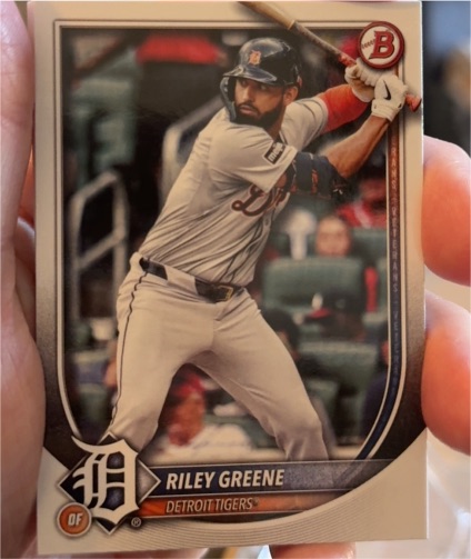 2025 Bowman #58 Riley Greene — front