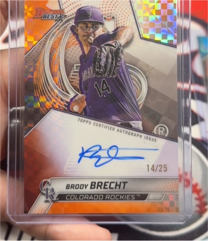 2025 Bowman's Best #B25-BB Brody Brecht — front