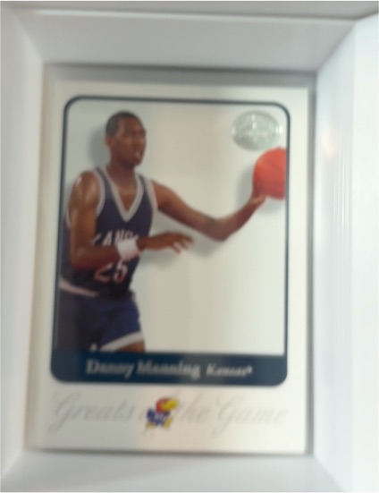 2001 Fleer Greats of the Game #17 Danny Manning — front