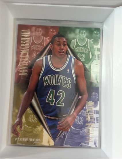 1994-95 Fleer 1st Year Phenoms #3 Donyell Marshall — front