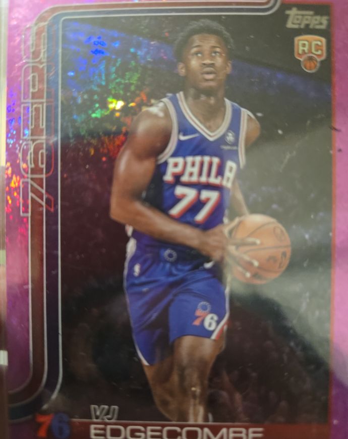 2025-26 Topps #203 VJ Edgecombe — front