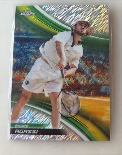 2025 Topps Chrome Tennis #244 Andre Agassi — front