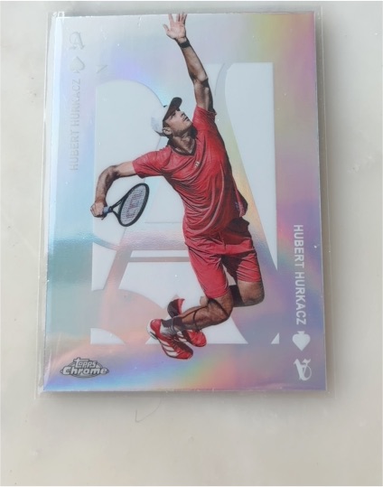 2025 Topps Chrome Tennis #ACE-13 Hubert Hurkacz — front