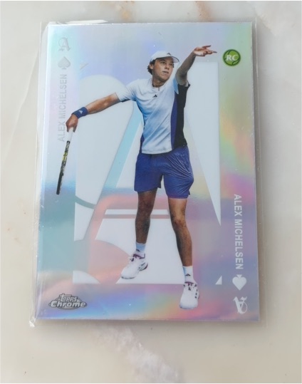 2025 Topps Chrome Tennis Alex Michelsen All Aces #ACE-25 RC — front