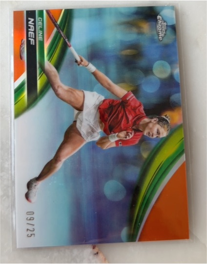 2025 Topps Chrome Tennis #159 Celine Naef — front