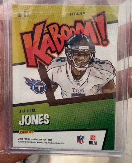 2021 Panini Absolute Football Kaboom! #K3 Julio Jones — front